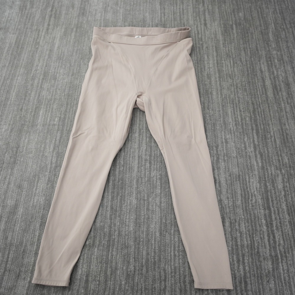 Fabletics Leggings Women Nude Color High Rise Nylon 1X Measured‎ 32x25.5